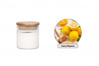 Sunny Elegance Aromatic soy candle with wooden wick (110gr)