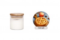 Candy Apple Aromatic soy candle with wooden wick (110gr)