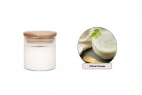 Velvet Cream Αρωματικό κερί σόγιας με ξύλινο φυτίλι (110gr)