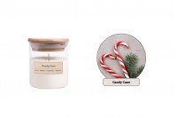Candy Cane Aromatic soy candle with cotton wick (110gr)