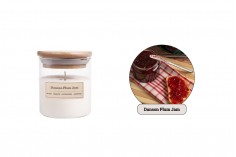 Damson Plum Jam Αρωματικό κερί σόγιας με βαμβακερό φυτίλι (110gr)