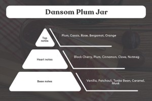 Damson  Plum Jam Duftende Sojakerze mit Holzdocht (110 gr)-εικόνα_σύνθεση