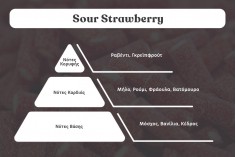 Sour Strawberry Αρωματικό κερί σόγιας με βαμβακερό φυτίλι (110gr)