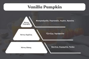 Vanilla Pumpkin Bougie de soja aromatique avec mèche en bois (110gr)-εικόνα_διαστάσεις