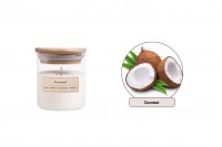 Coconut Αρωματικό κερί σόγιας με βαμβακερό φυτίλι (110gr)