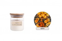 Apricot Αρωματικό κερί σόγιας με βαμβακερό φυτίλι (110gr)