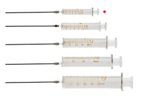 Seringue en verre de 5 ml avec aiguille en métal-εικόνα_σύνθεση