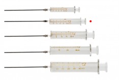 10ml perfume glass syringe with metal dispensing needle