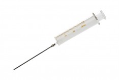30ml perfume glass syringe with metal dispensing needle