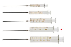 Glasspritze 30 ml  mit metallischer Nadel-5
