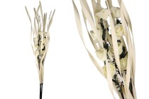 Bouquet of decorative branches and flowers 1.6 m in beige color - 3 pcs-εικόνα_προϊοντική