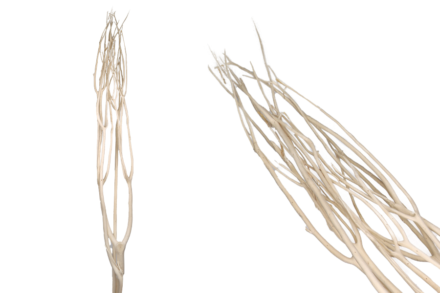 Decorative branches 1.25 m in yellow beige color - bouquet of 25 pcs