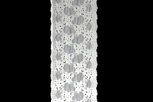 Dentelle en nylon élastique souple d’une largeur de 225 mm - 10 mètres/pièce-εικόνα_προϊοντική