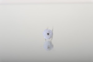 Épinge décorative en métal avec perle et strass en forme de rose (largeur 12 mm) - 20 pièces-3