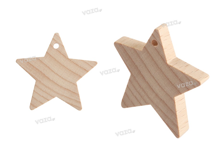 ForuMall 25 stelle in legno con foro 100mm 