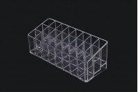 3-Level acrylic display rack stand in size  230x90x80 mm with 24 compartments