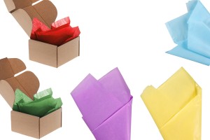 Papier tactile de 50 x 66 cm en différentes couleurs - 10 pcs-2