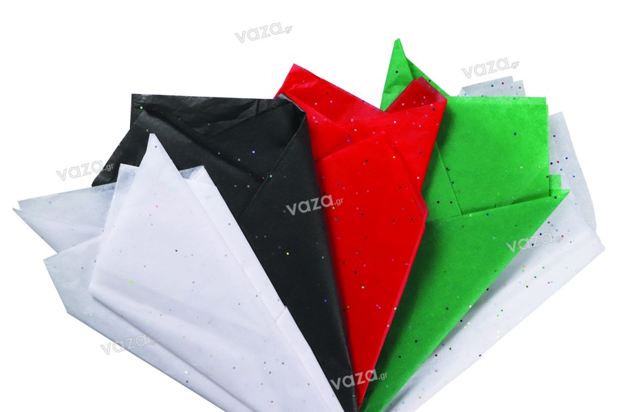 Χαρτί αφής 50x66 cm σε διάφορα χρώματα - 10 τμχ Χαρτί αφής 50x66 cm σε διάφορα χρώματα - 10 τμχ