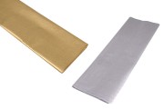 Touch paper 50x66 cm in gold or silver color - 50 pcs