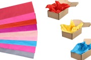Papier crépon de 50 x 200 cm dans une variété de couleurs - 10 pcs