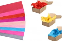 Crepe paper 50x200 cm in a variety of colors - 10 pcs