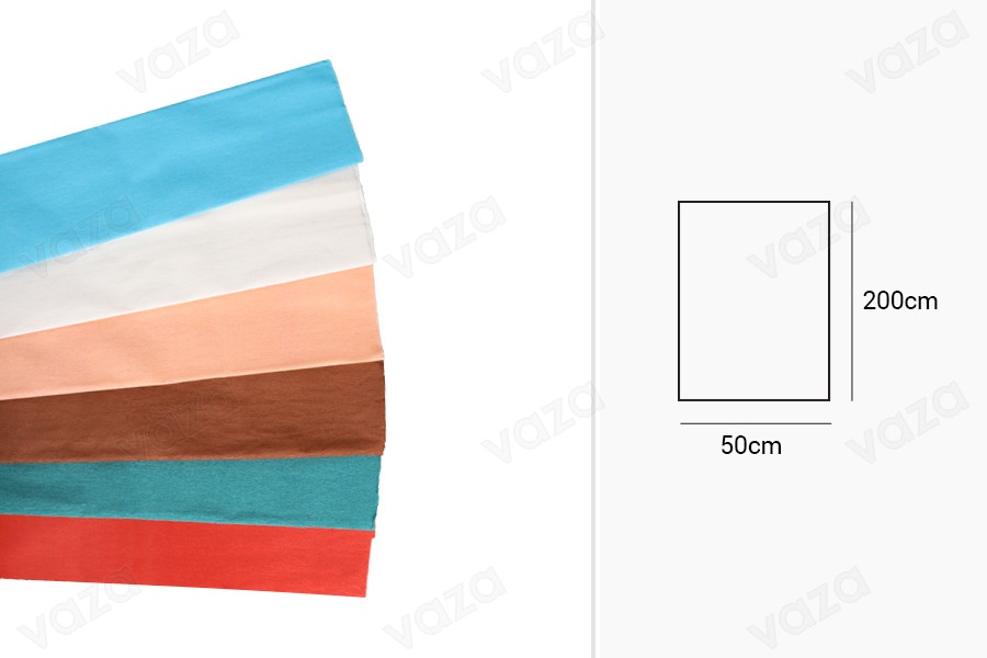 Krepppapier 50x200 cm in verschiedenen Farben - 10 Stk Krepppapier 50x200 cm in verschiedenen Farben - 10 Stk-