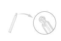 Σωλήνας γυάλινος, διάφανος για PP20 (30 ml) - μήκος 62 mm