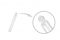 Tube en verre transparent pour PP20 (30 ml) - longueur 62 mm