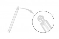 Glass tube, transparent for PP28 (100 ml) - length 95 mm