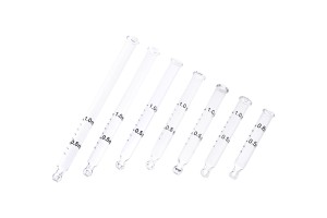 Tubo contagocce graduato in vetro con punta a sfera per contagocce con scala da 5 ml a 100 ml
