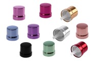 Aluminum cap PP18 with internal dropper in different colors