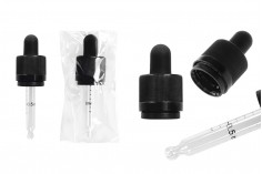 Pikatore 15 ml sigurimi CRC, pompë të zezë MAT dhe shkallëzim - e përshtatshme edhe për cigare elektronike (në paketë)