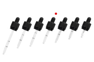 Pipettenmontur 20 ml mit CRC Verschluss, schwarzem Gummi und Skala- geeignet für E-Liquid (Einzelverpackung)-εικόνα_σύνθεση