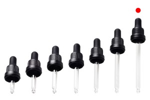 Contagocce da 100 ml con tappo di sicurezza nero largo, senza graduazioni e pipetta semitrasparente o nera opaca - in confezione individuale-5