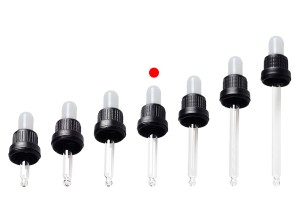 20 ml Tropfer mit schwarzer breiter Sicherheitskappe, ohne Bewertung und transparentem oder schwarzem MAT-Schnuller - in Einzelverpackung-5