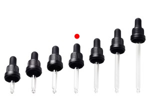 20 ml Tropfer mit schwarzer breiter Sicherheitskappe, ohne Bewertung und transparentem oder schwarzem MAT-Schnuller - in Einzelverpackung-6