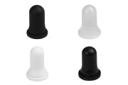 Rubber heads for 5ml to 100ml droppers in different colors