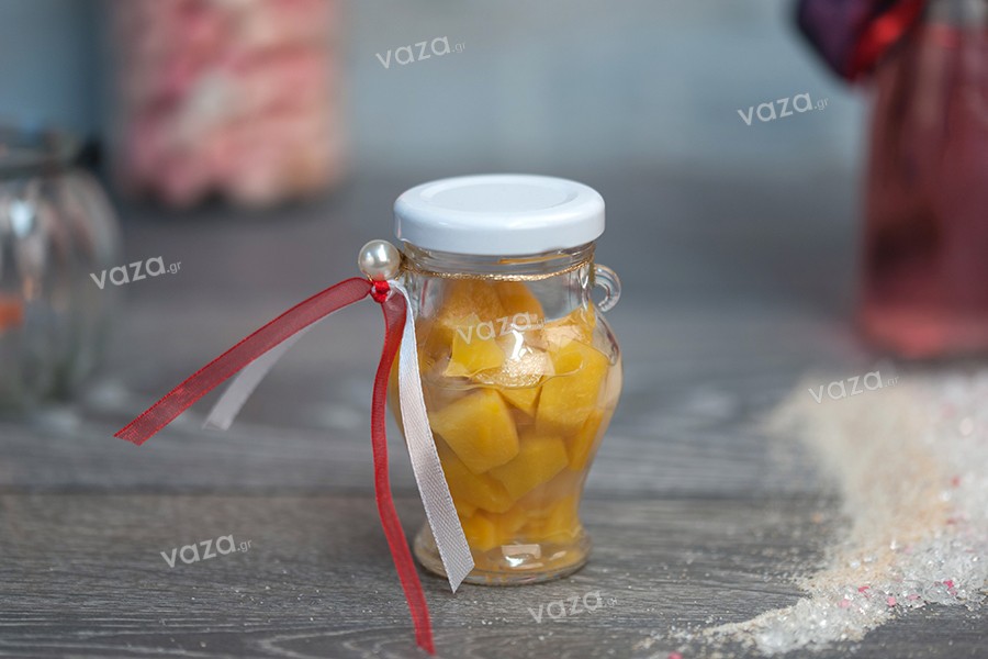 106 ml Amphora glass jar for sweet preserves, honey etc. - 60 pcs