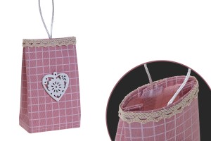 Pochettes pour des faveurs avec poignées en couleur rose 75 x 44 x 122 mm - 12 pcs-2