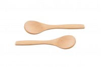 Bamboo spoons 128 mm in a pack of 25 pieces