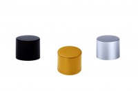 Elegant aluminum cap (UV) - PP18 - with liner in various colors (MAT)