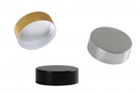 Plastic lid with aluminum coating and inner gasket for 30 ml jars