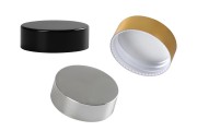 Plastic lid with aluminum coating and inner gasket for 50 ml jars