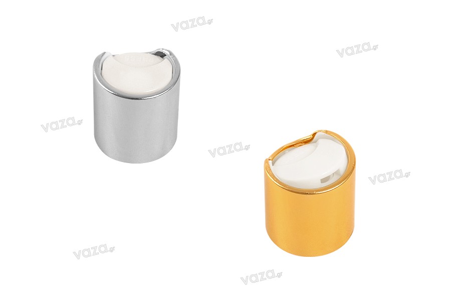 Plastic Disk-top cover 20/410 with aluminum coating