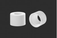 Plastic ring for droppers 5 to 100 ml in white MAT