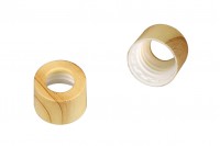 Plastic ring in wooden texture/design for 5 to 100 ml droppers