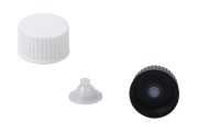 Plastic cap with inner conical cap PP18 - 20 pcs