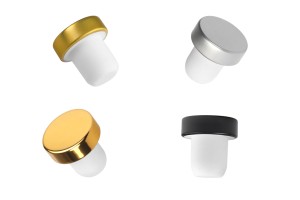 Synthetic cork F19 silicone in different colors-εικόνα_προϊοντική