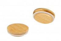 Wooden cap with rubber for jars with inner diameter of neck 61,5 mm