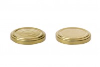 Metal Cap T.O. 53 in gold (with or without a seal button) - 20 pcs